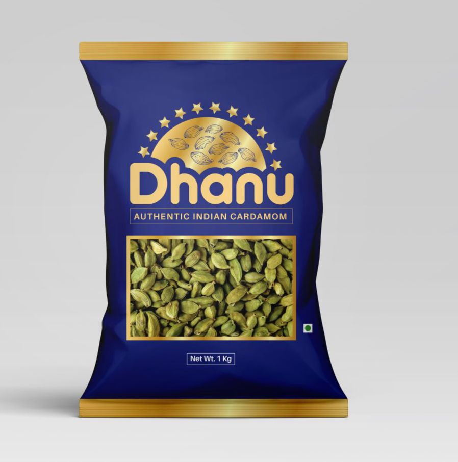 Dhanu -शुध्द भारतीय इलाइची , green cardamom